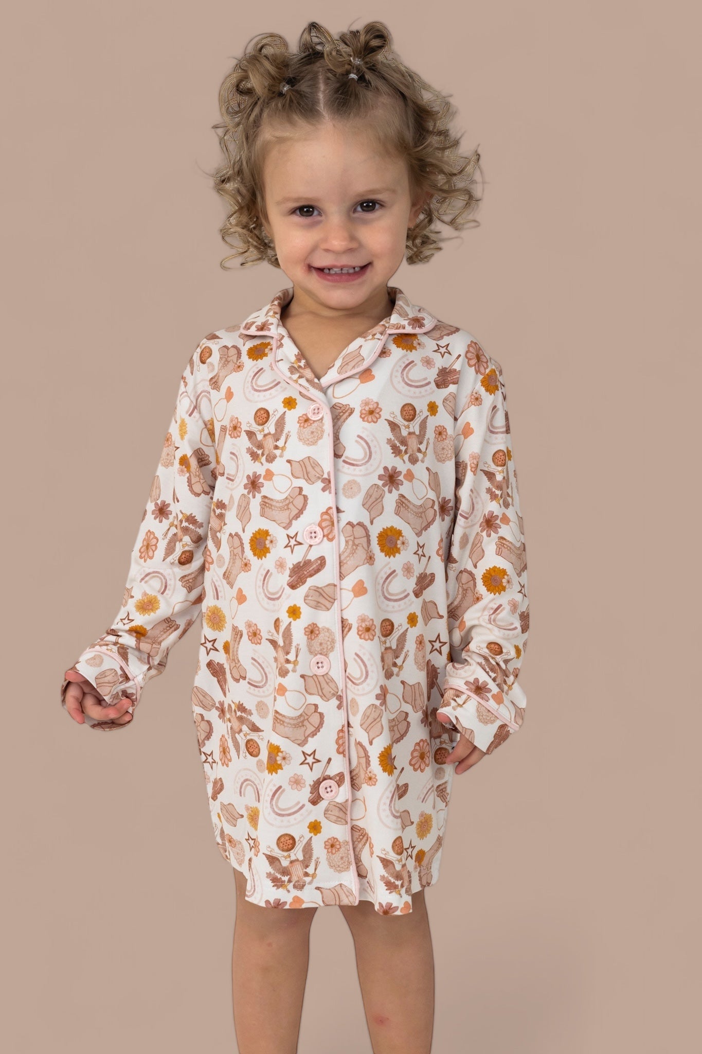 Flowers And Boots Girl's Dream Gown