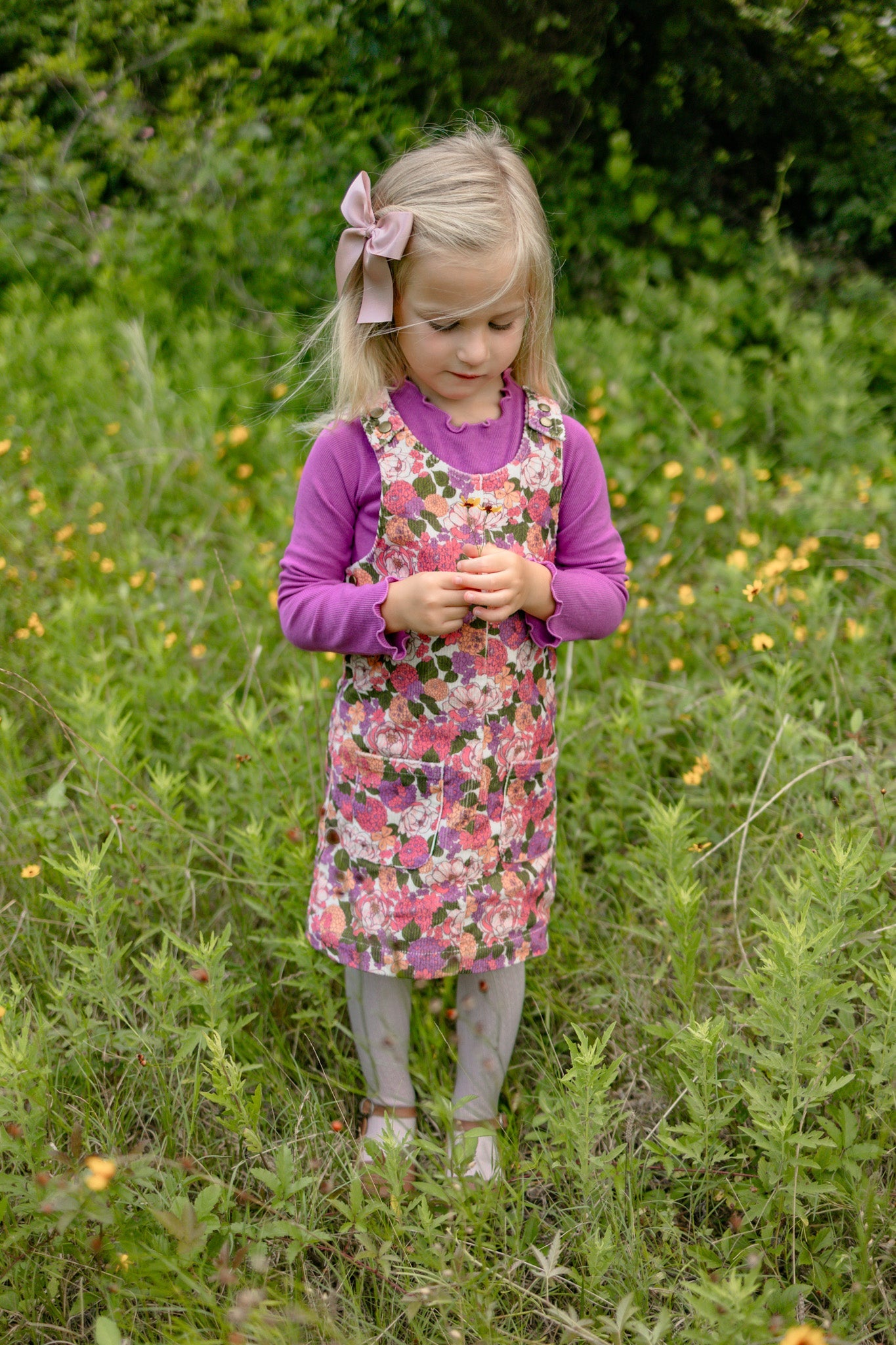 Parker Corduroy Jumper Set -rustic Rose