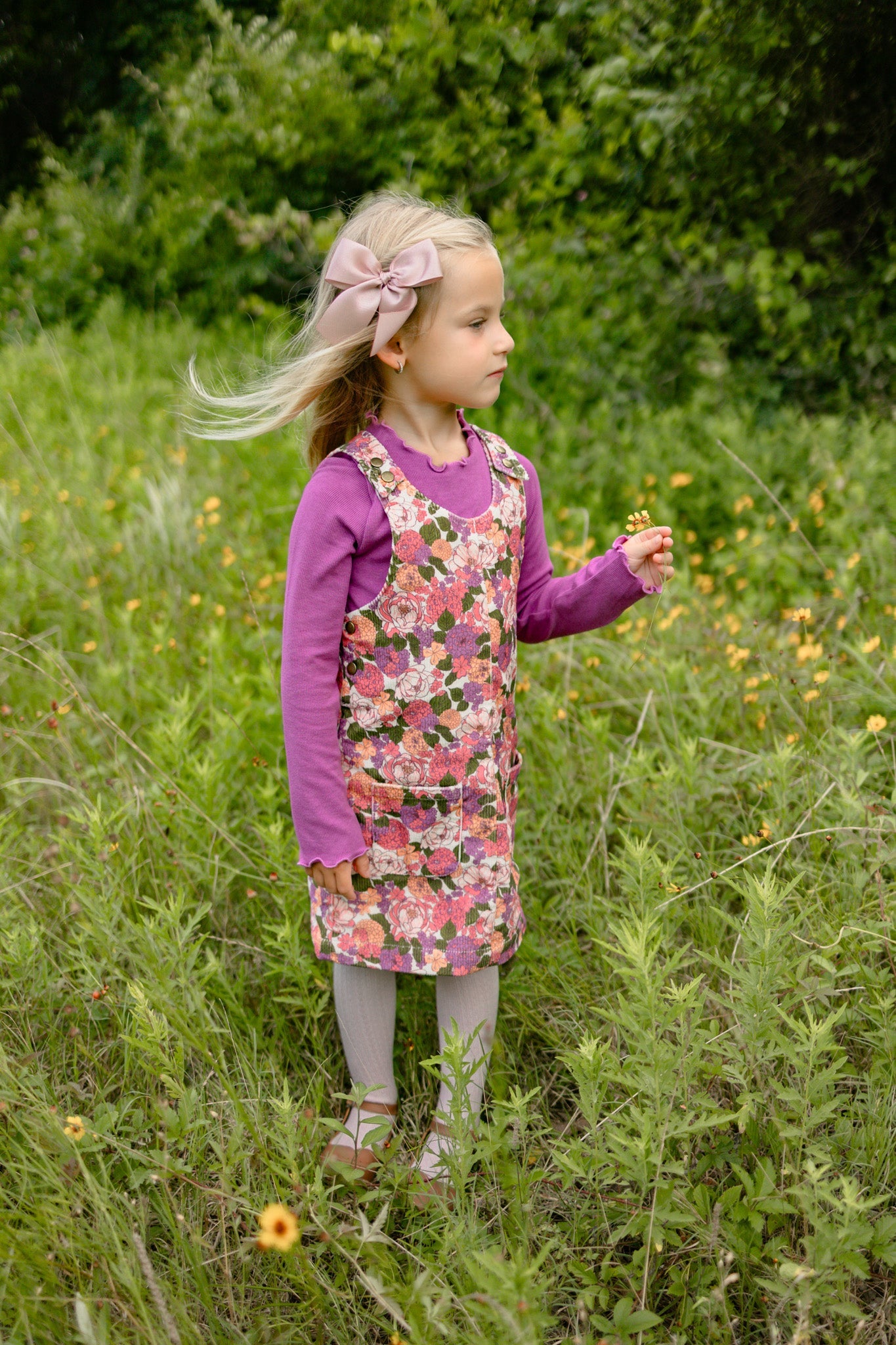 Parker Corduroy Jumper Set -rustic Rose