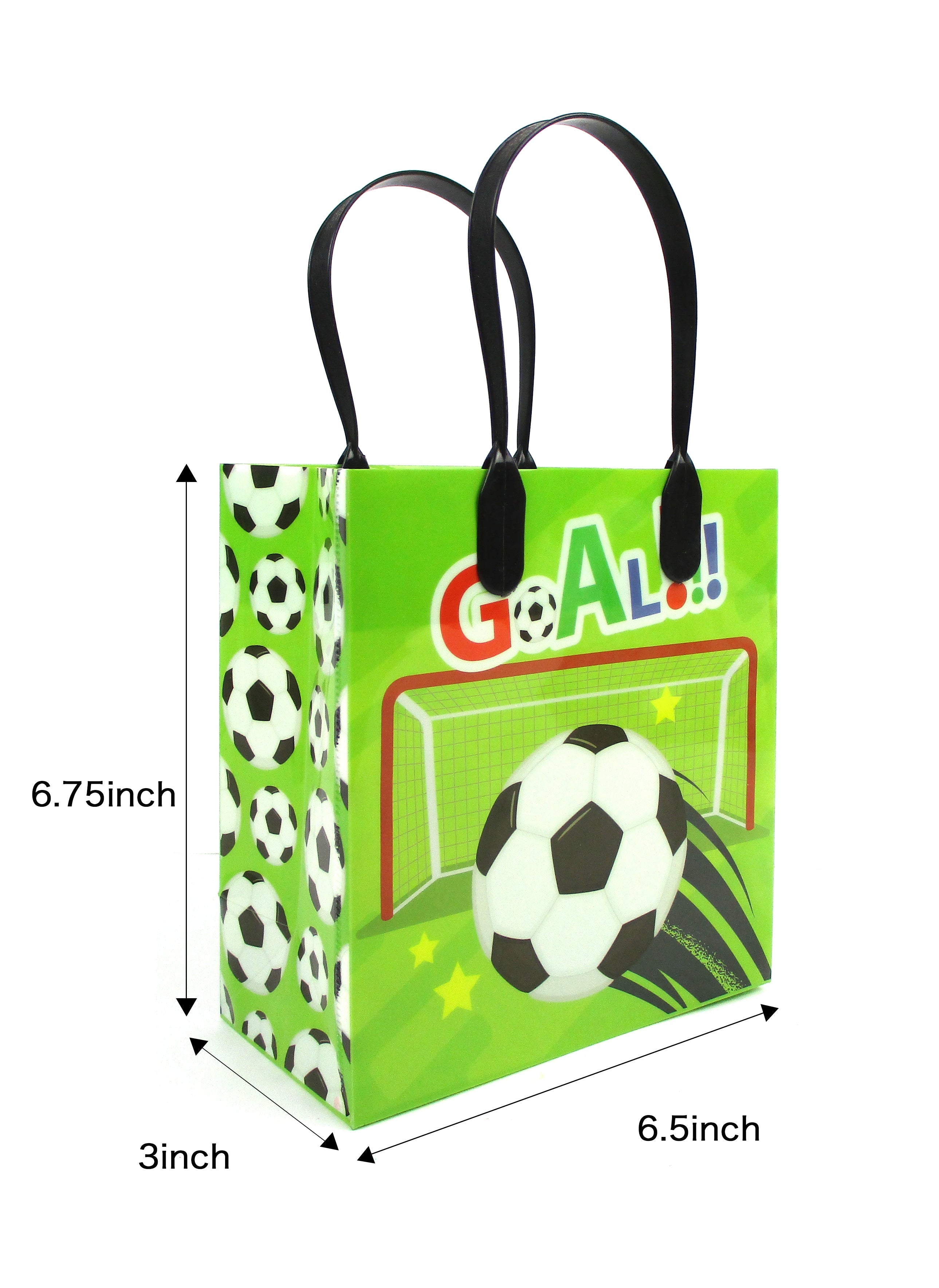 Soccer Party Favor Bags Treat - Set Of 6 Or 12