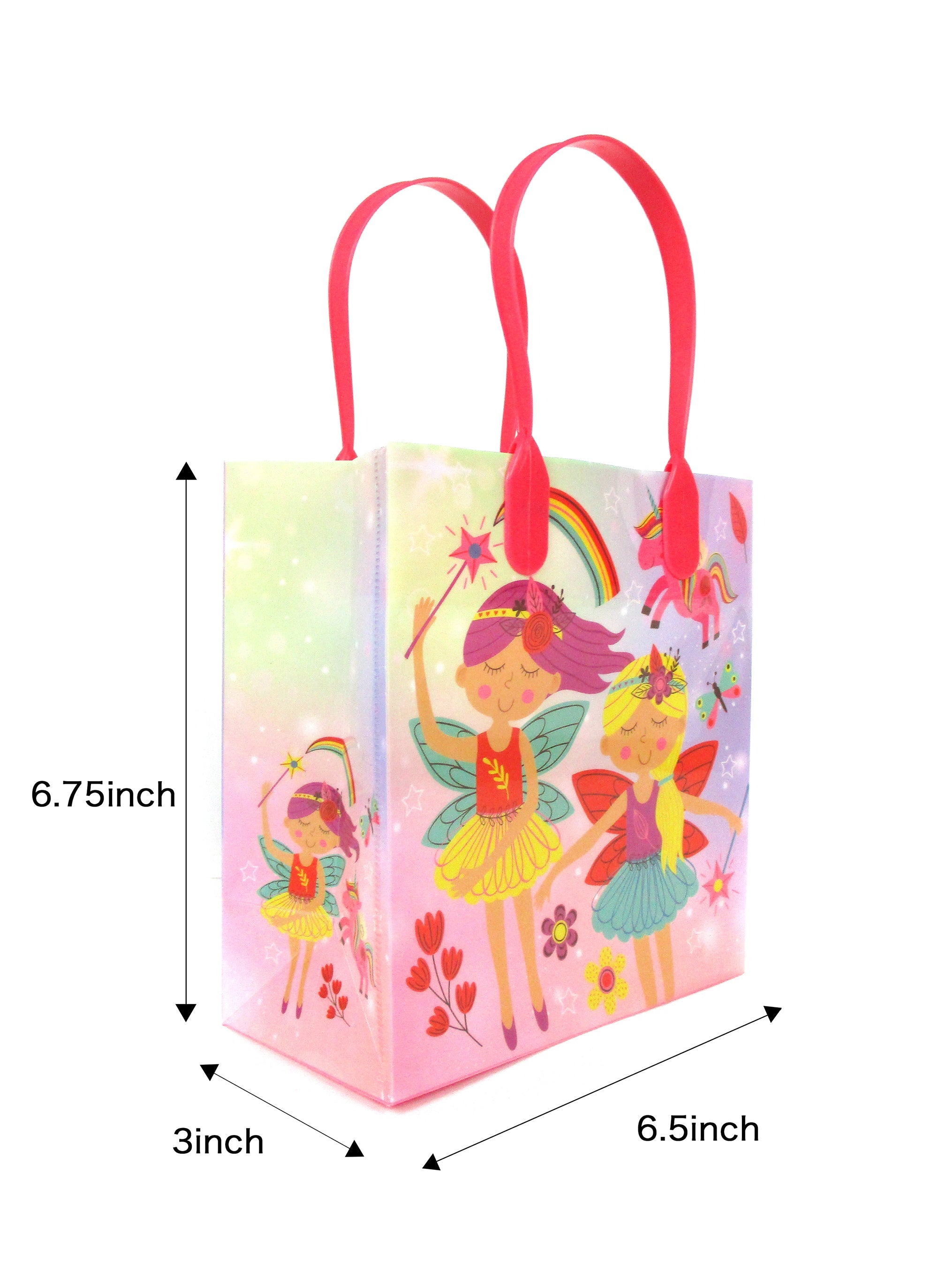 Magical Fairies Party Favor Treat Bags - Set Of 6 Or 12