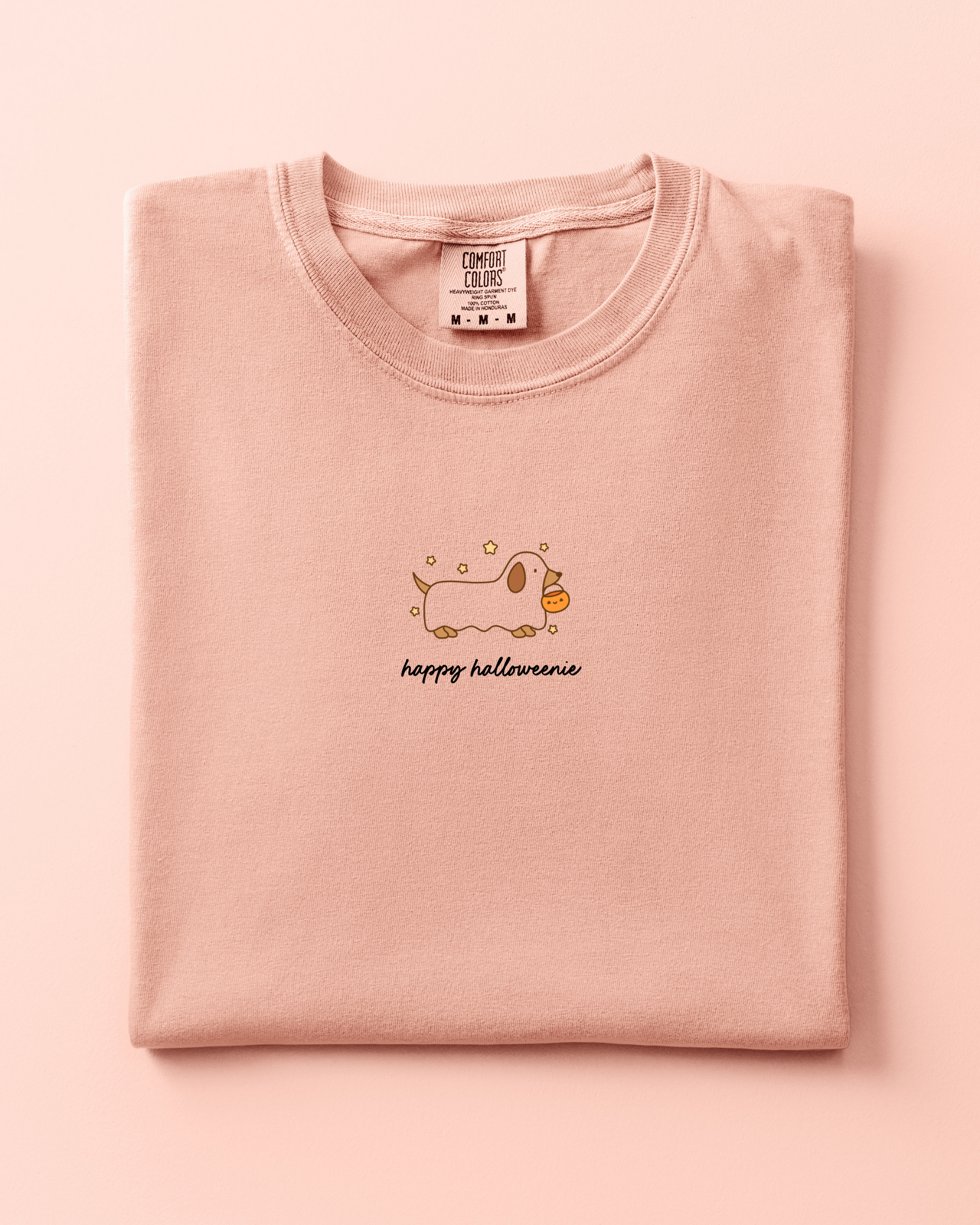Happy Halloweenie Weenie Dog Tee