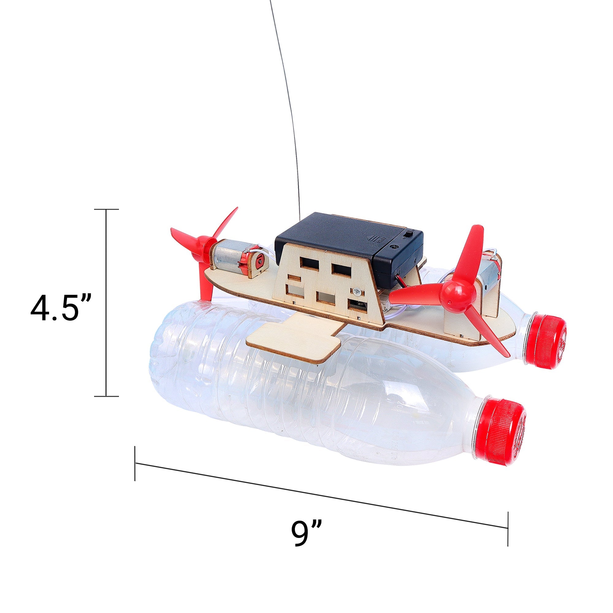 Rc Propeller Boat Diy Kit, Educational Stem Toy