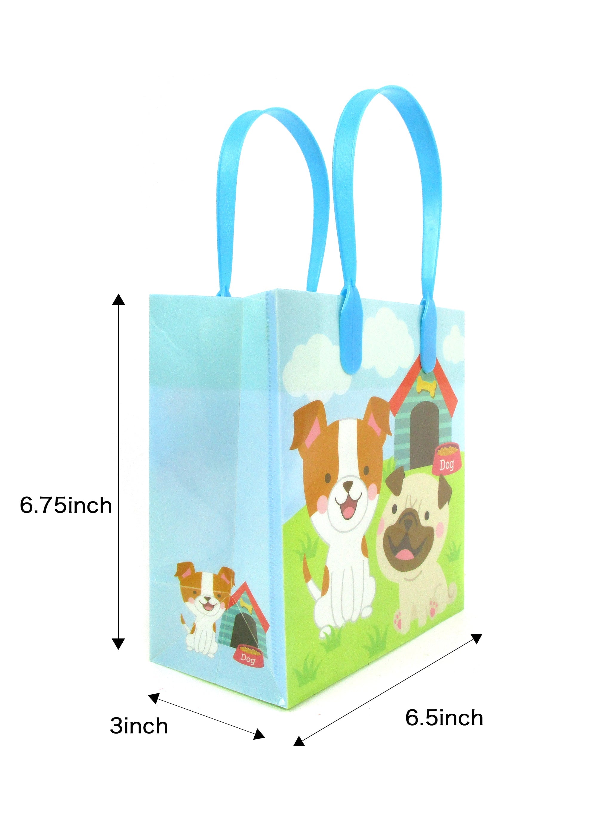 Dogs Party Favor Treat Bags - Set Of 6 Or 12