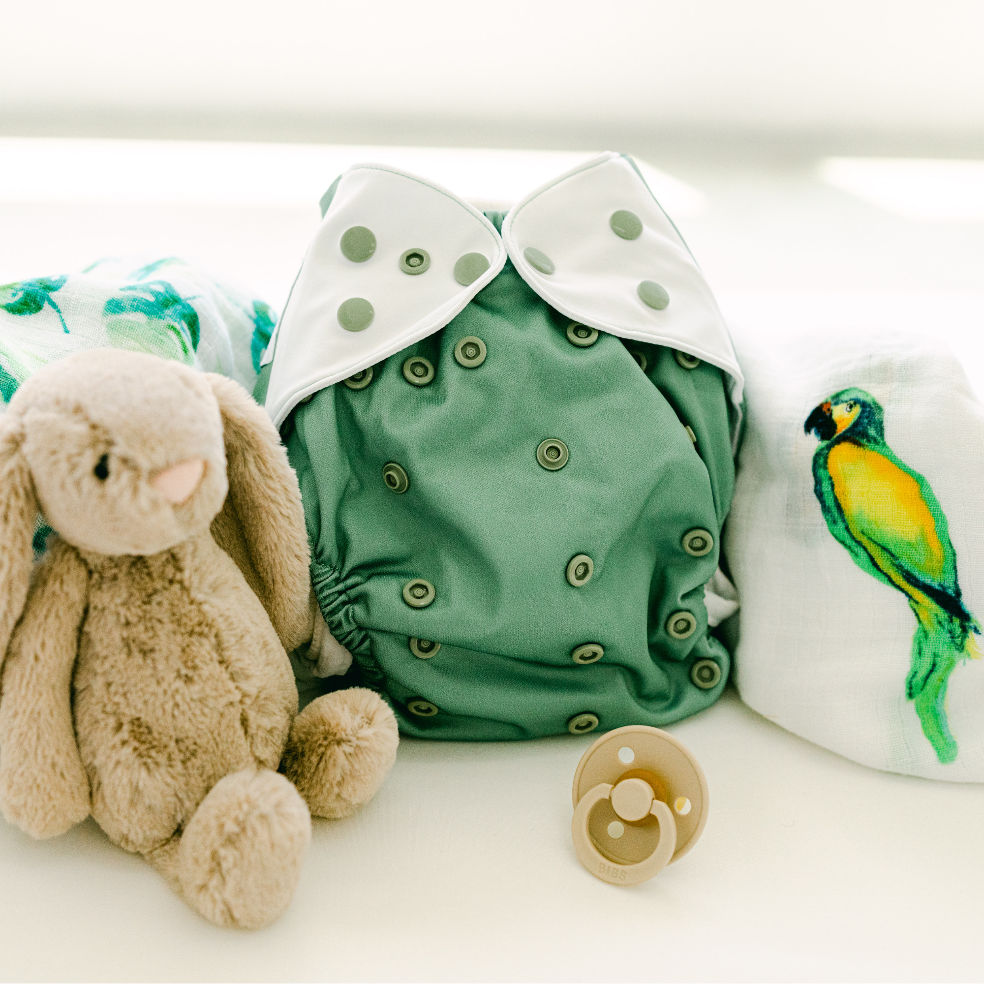 Cloth Diapers - Nature Collection - Set Of 3