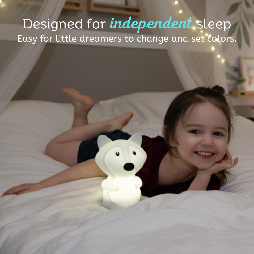 Lumipets® Felix The Fox- Children's Touch Night Light Junior