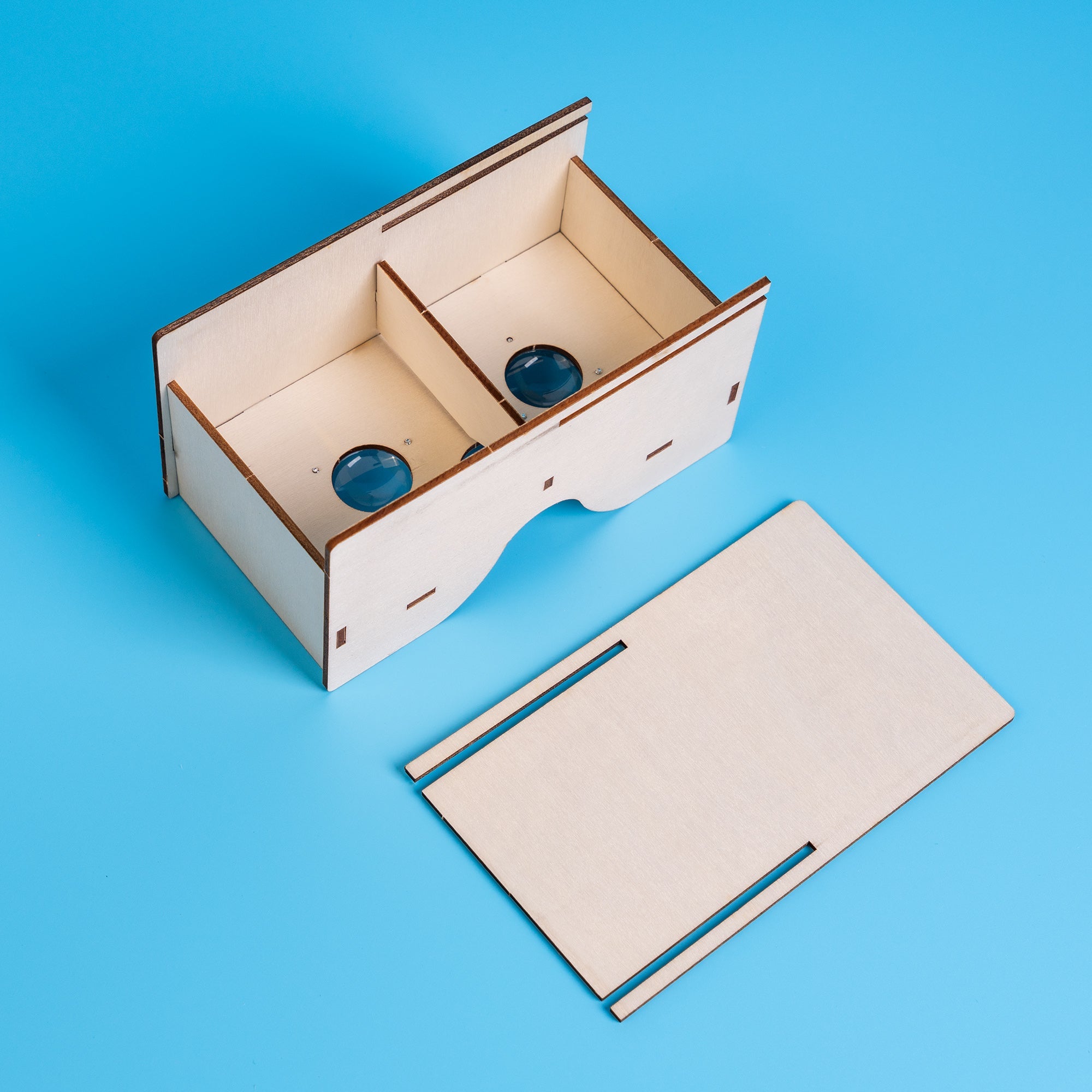 Diy Wooden Vr Headset Kit – Build Your Own Smartphone Virtual Reality Viewer