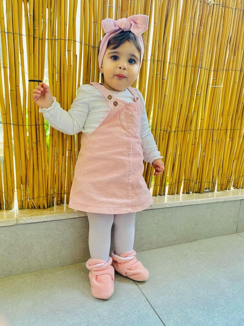 Organic Baby Booties, Newborn Booties Basic, Pudra