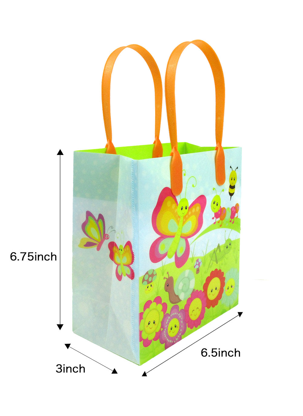 Spring Party Favor Treat Bags - Set Of 6 Or 12