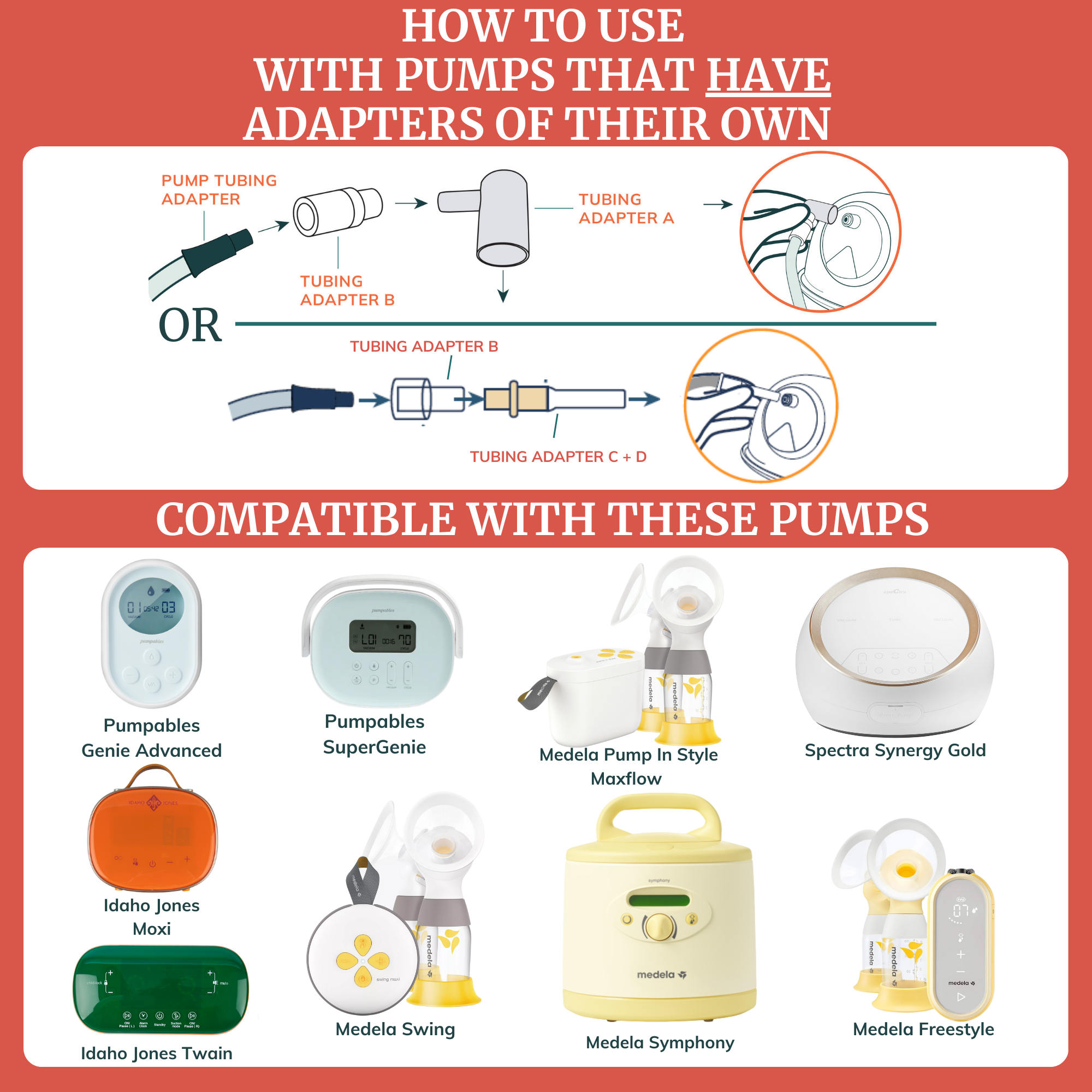 Tubing Adapters For Collection Cups
