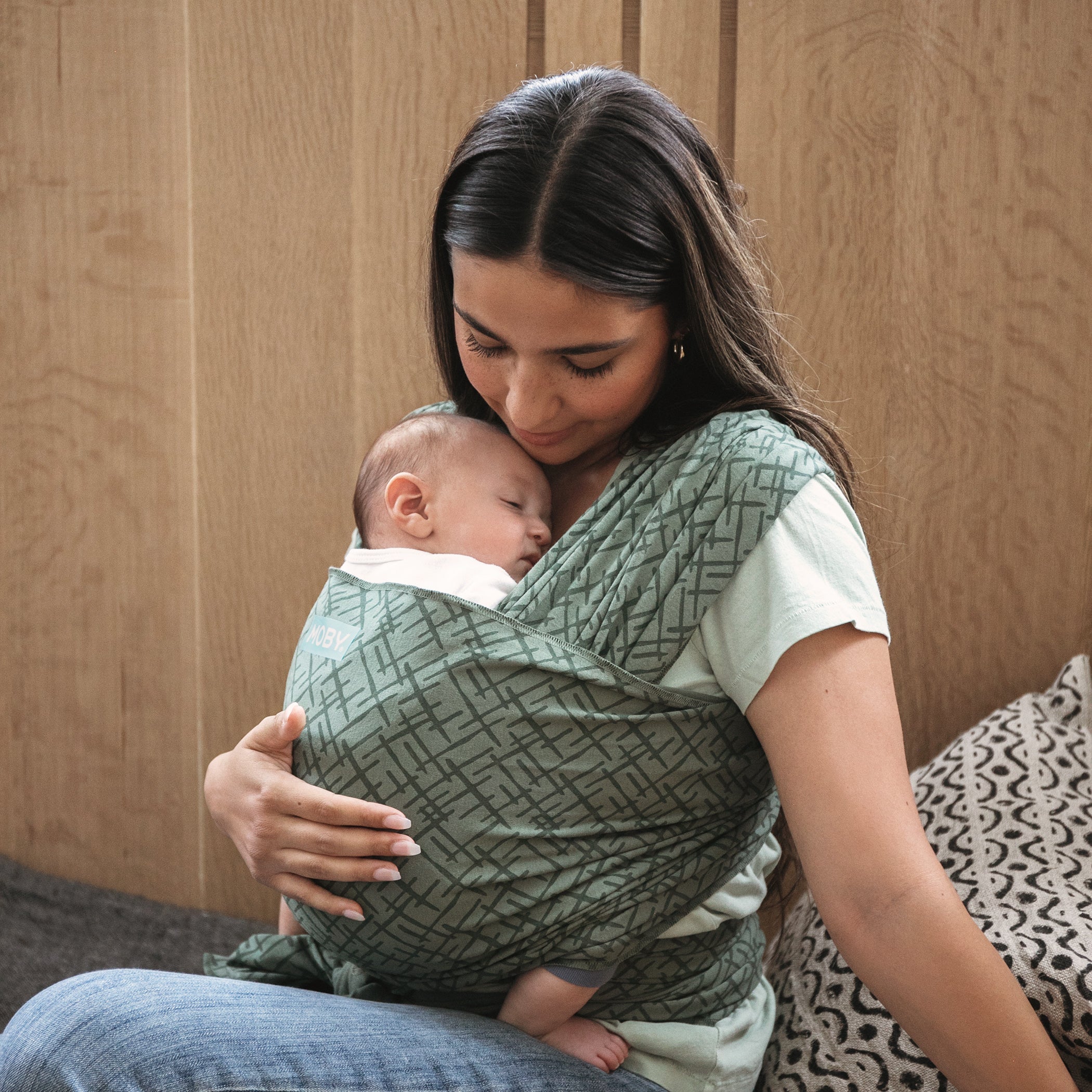 Classic Wrap Baby Carrier - Olive Etch