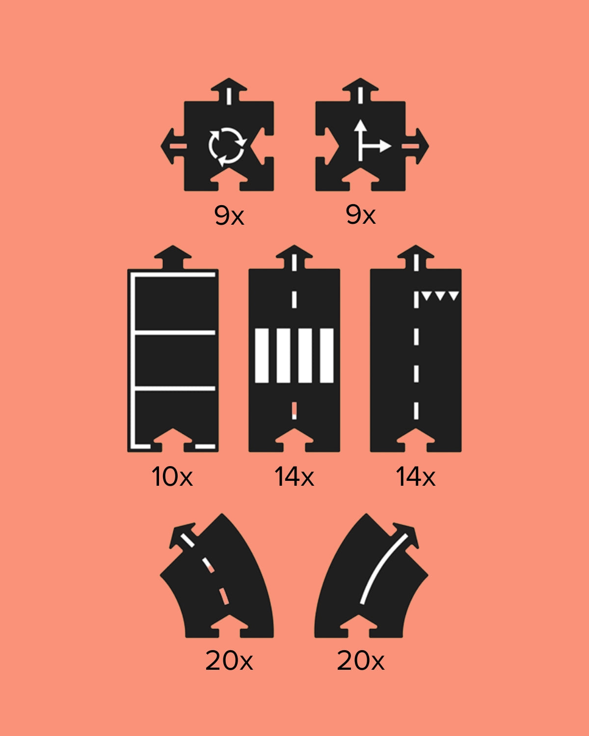 Road Track Deluxe Set Large