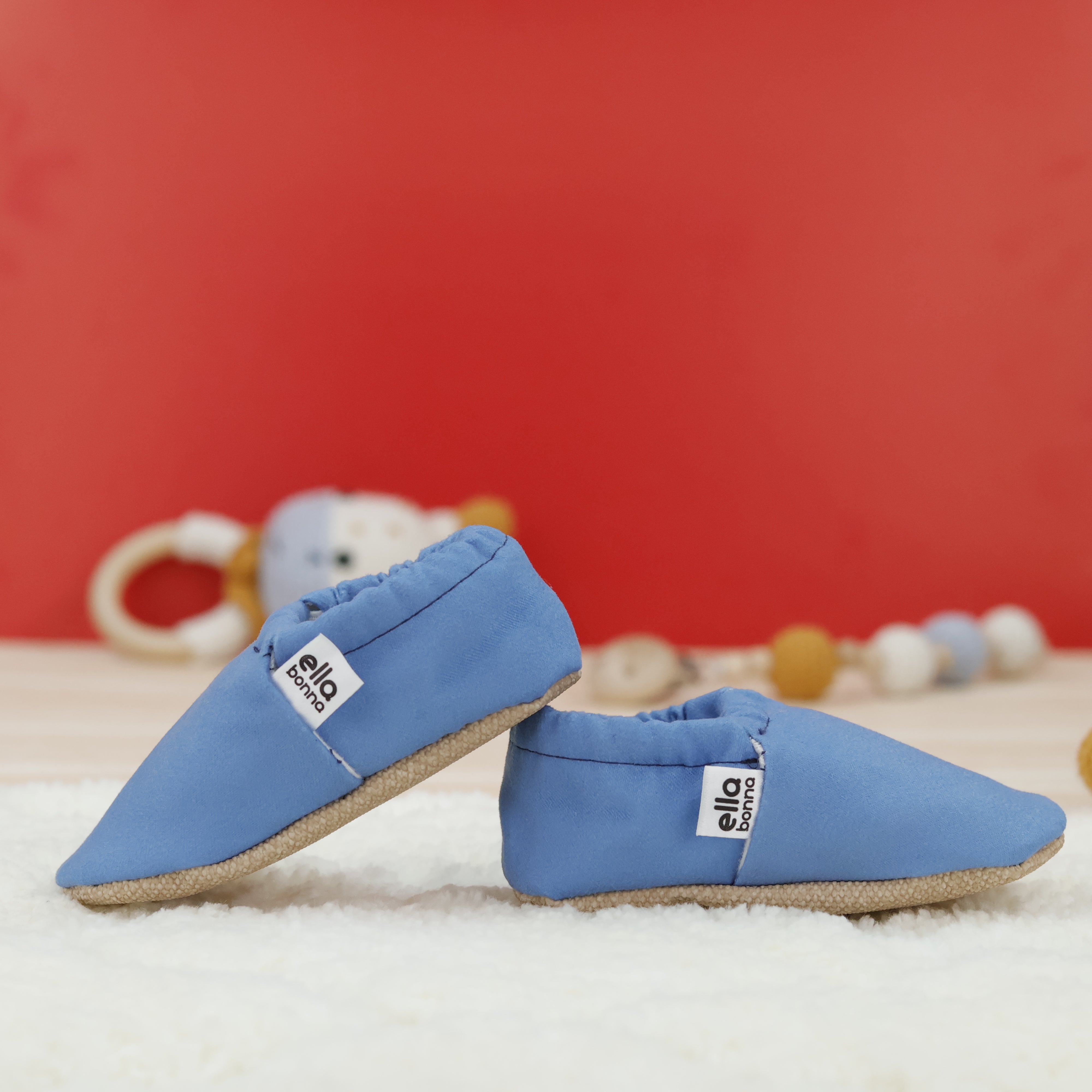 Moccasins, Slippers, Blue
