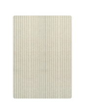 Rug Solid Stripe Off White 3.9 X 5.9 Ft