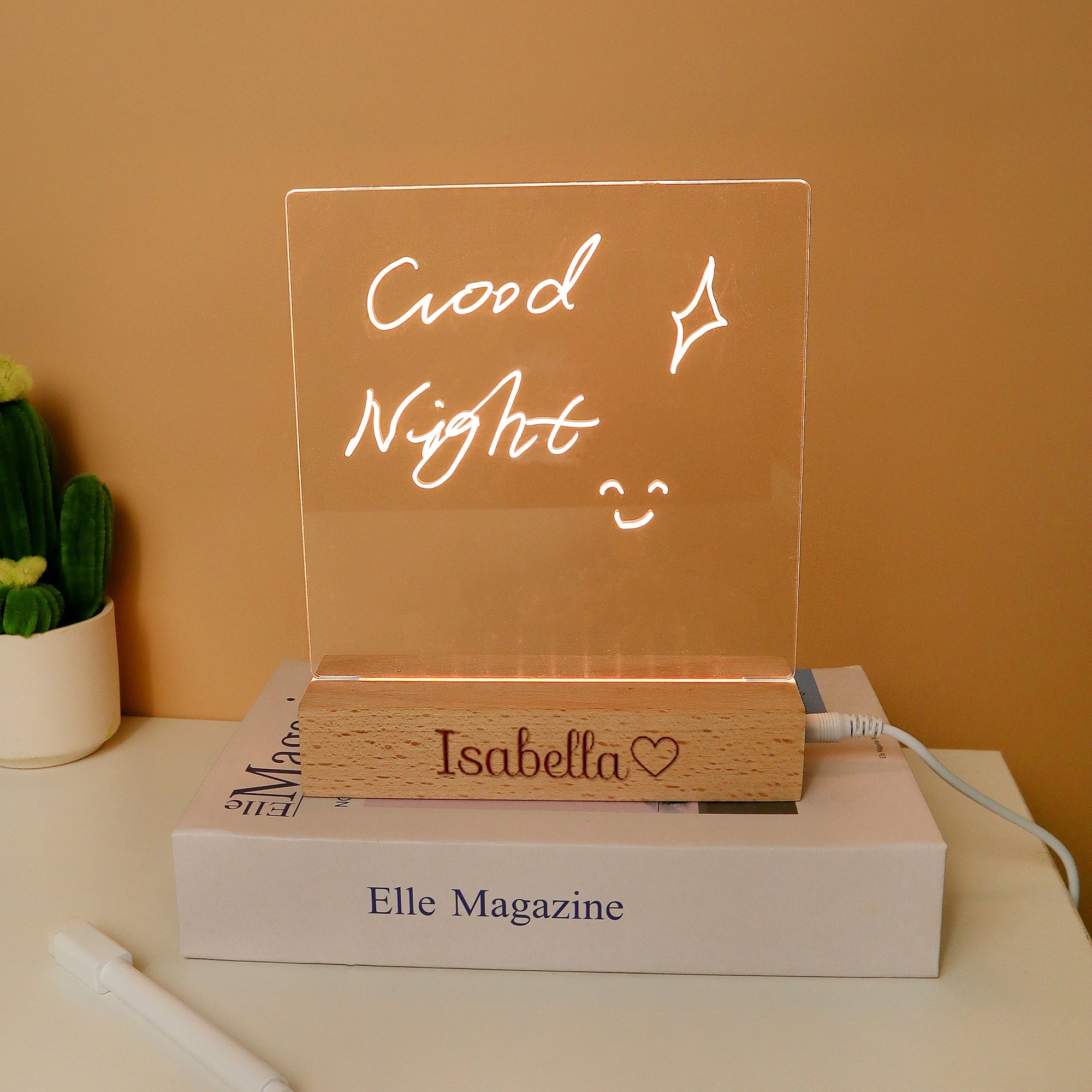 Led Writing Board – Reusable Message & Reminder Light Board