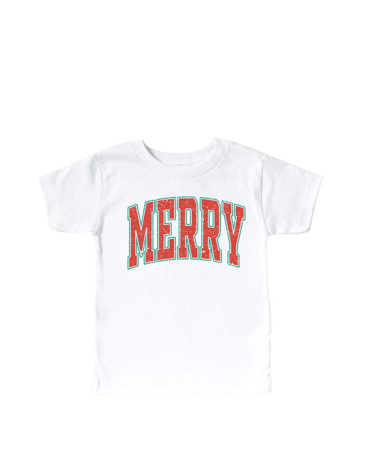 Merry Varsity Kids Tee