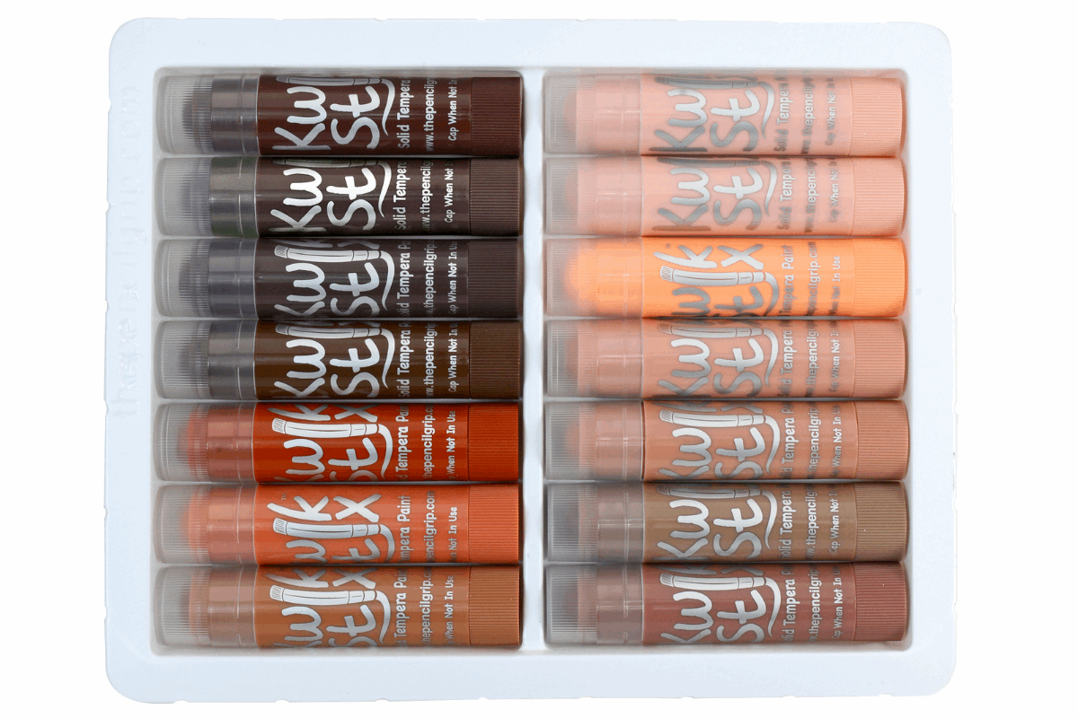 Kwik Stix Paint Sticks Global Skin Tones, 14 Pack