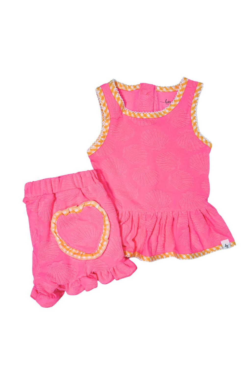 Hot Pink Shell Terry Set