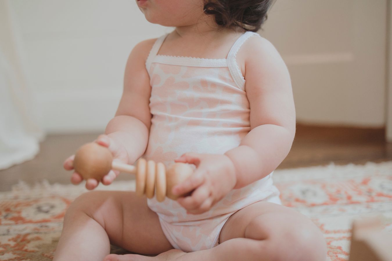 Baby Girl Sleeveless 4pc Onesie Set