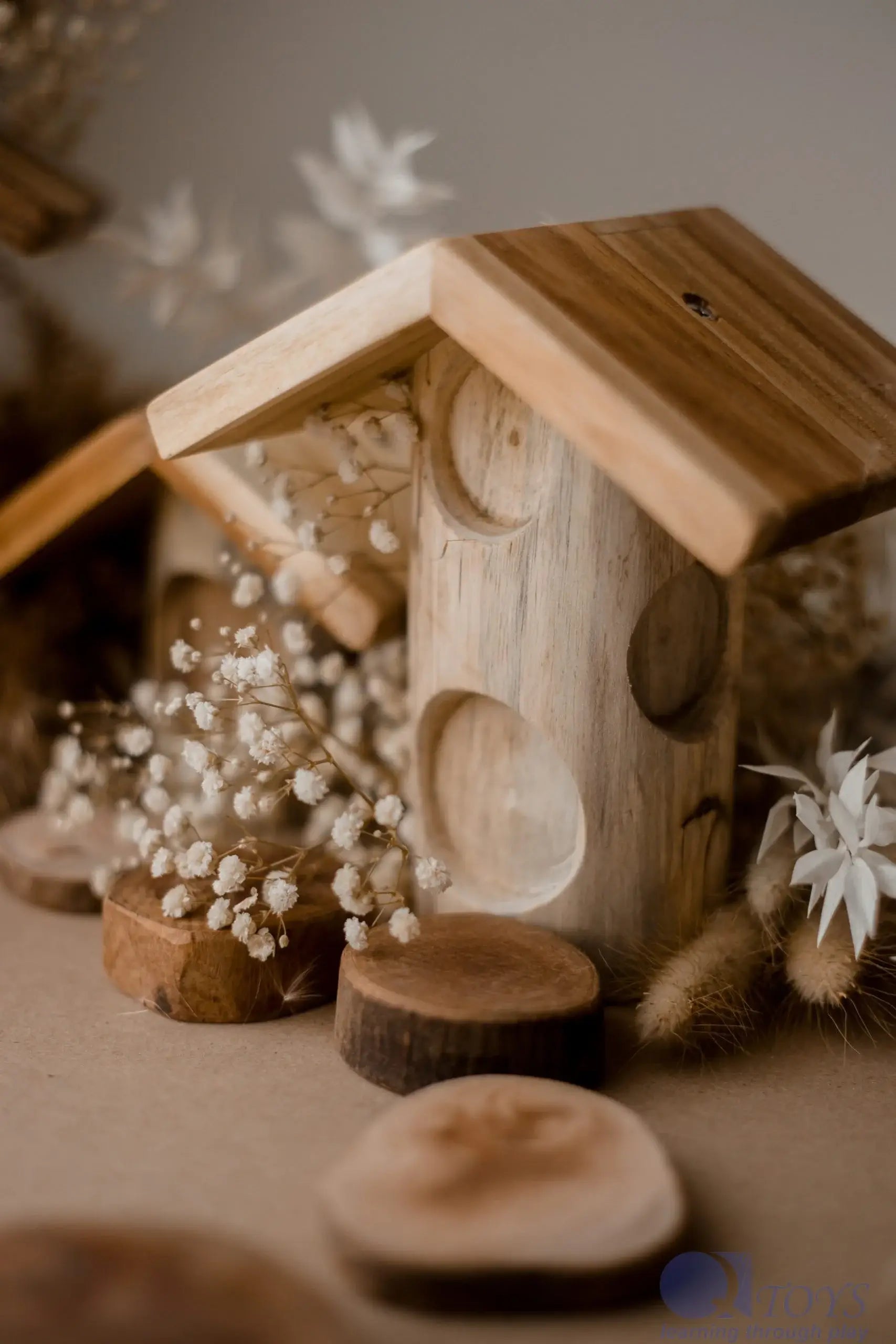 Tree Log Houses Set Of 4