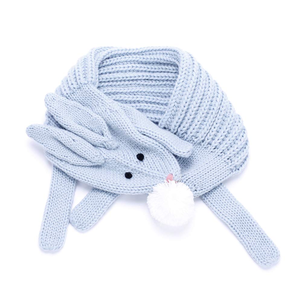 Girls Bunny Rabbit Neck Scarf- (children Age 4/5-12yr) Premium Quality, Novelty Design