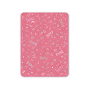 Name Toss Personalized Blanket – Pink, Sherpa