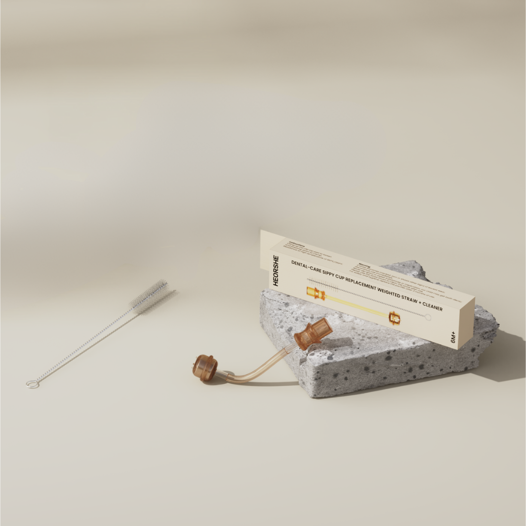 Sippy Cup Replacement Weighted Straw + Cleaner (6m+)