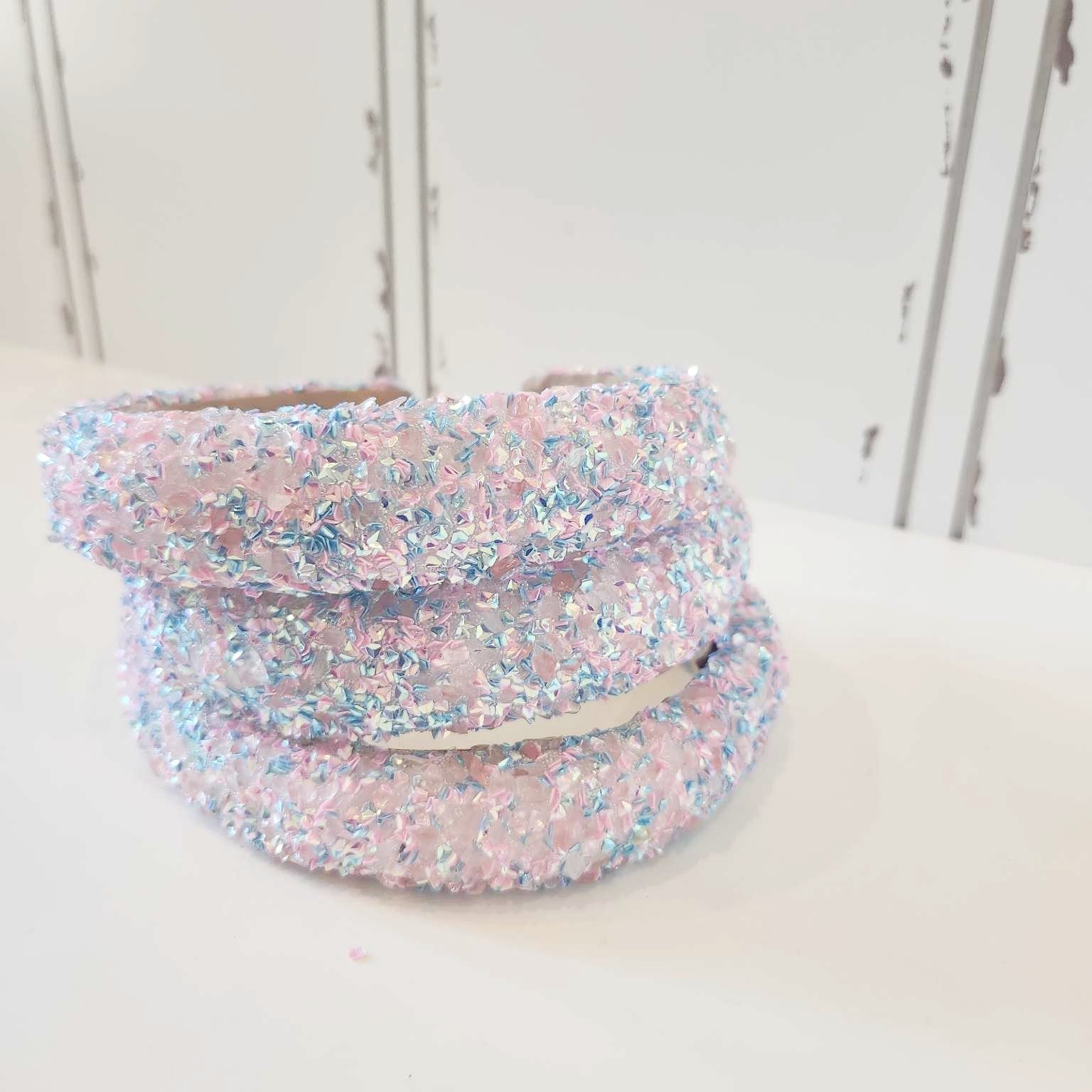 Beaded Headband - Cotton Candy