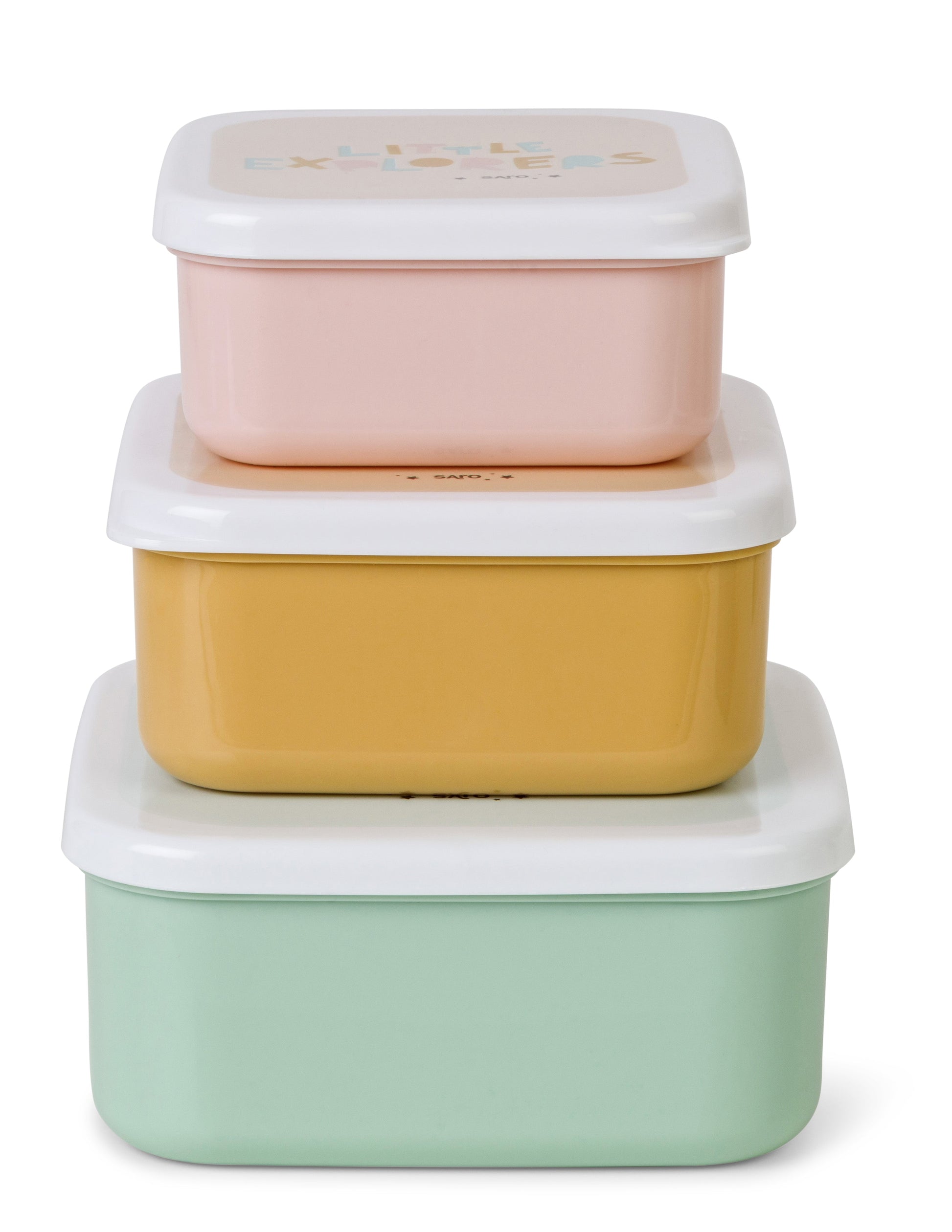 Set of 3 Lunch Boxes - Little Explorers