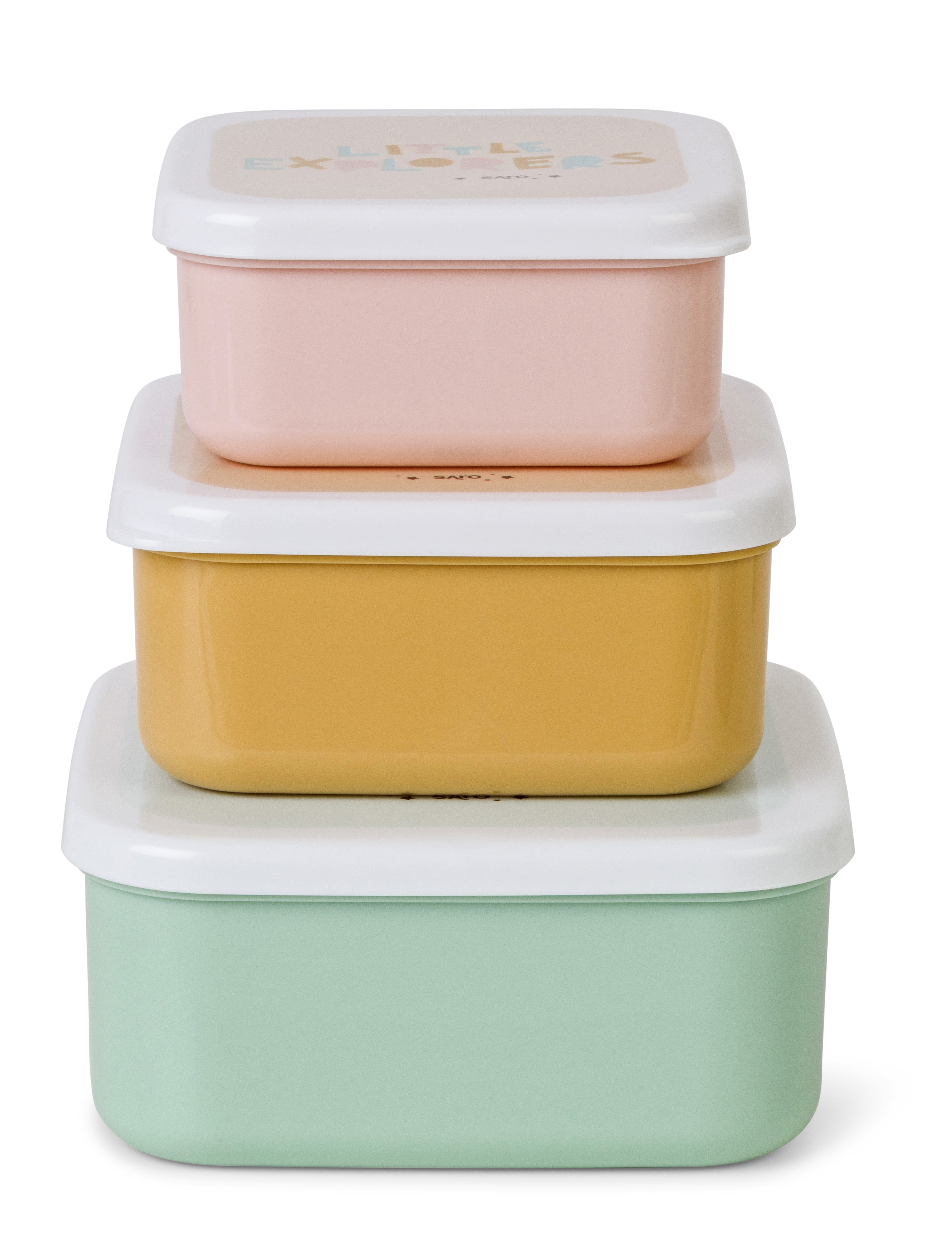 Set of 3 Lunch Boxes - Little Explorers