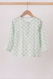 Premium Duck Print Muslin Top