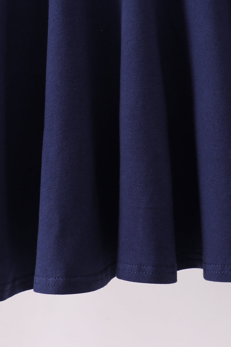 Premium Navy Clemson Tiger Applique Dress