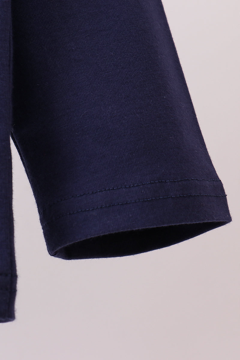 Premium Navy Auburn Tiger Applique Top