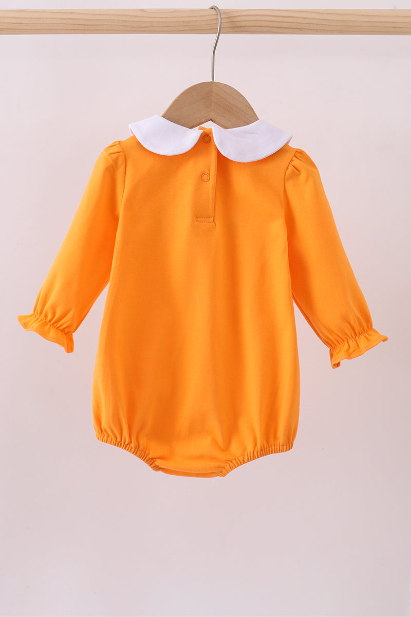 Premium Orange Tennessee Puppy Applique Bubble