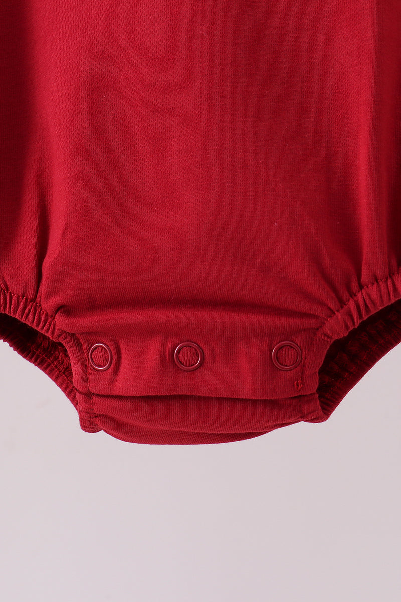 Maroon Elephant Alabama Football Applique Bubble