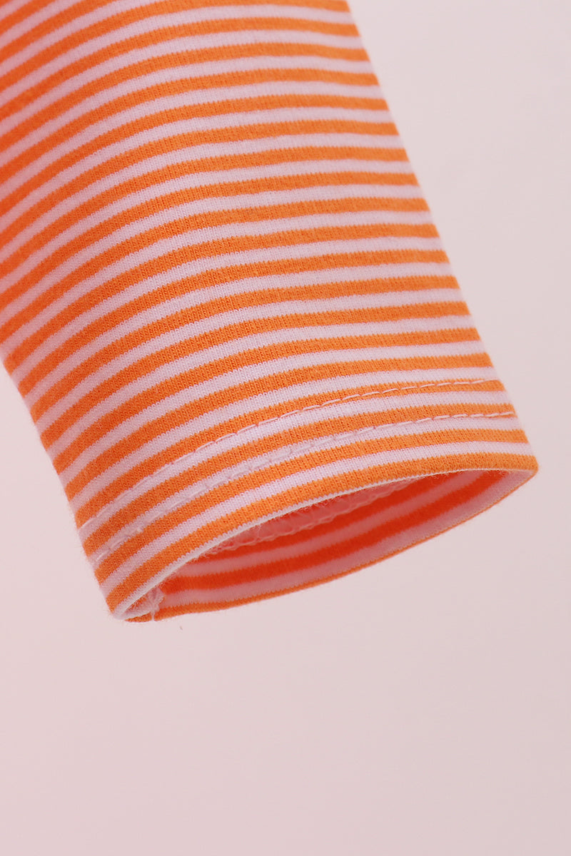 Premium Orange Tennessee Puppy Football Stripe Bubble