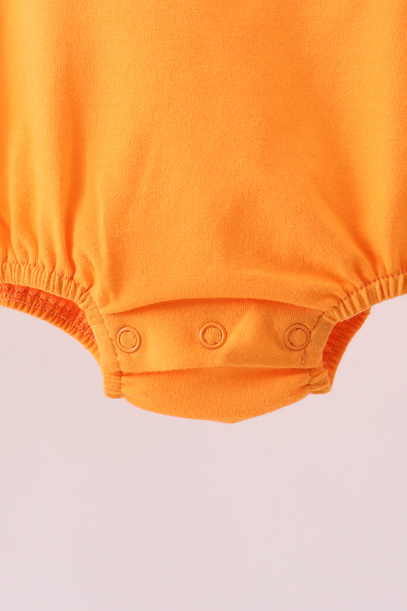 Premium Orange Tennessee Puppy Football Applique Bubble