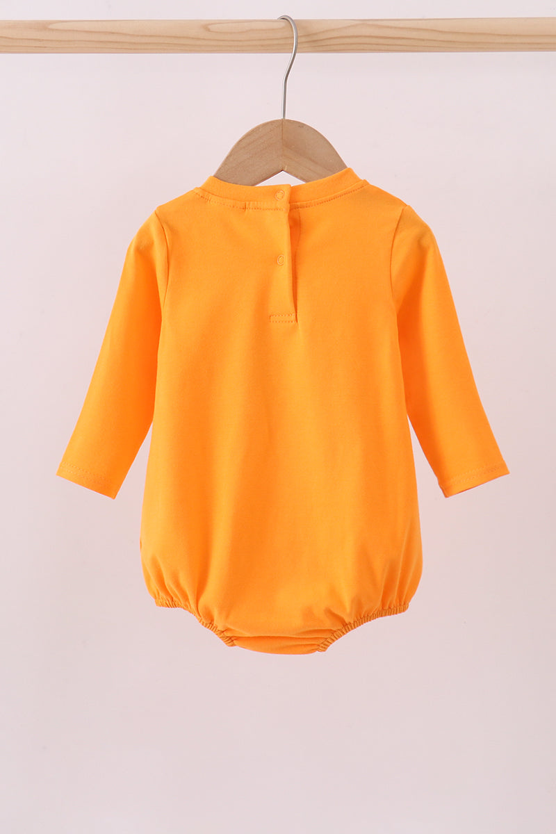Premium Orange Tennessee Puppy Football Applique Bubble