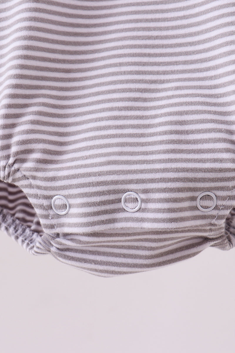 Premium Maroon Alabama Elephant Embroidery Stripe Bubble