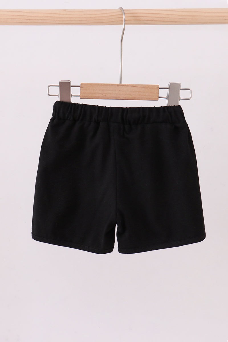 Premium Black Drawstring Shorts