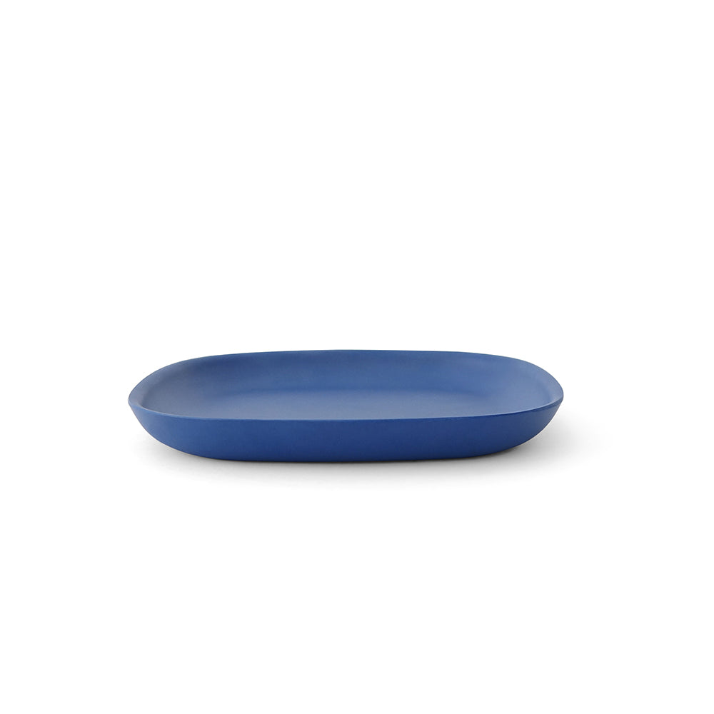 Bamboo Side Plate - 4 Piece Set - Royal Blue