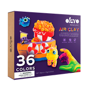 Okto Air Clay Set For Creativity – 36 Colors