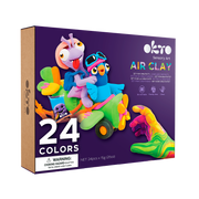 Okto Air Clay Set For Creativity – 24 Colors