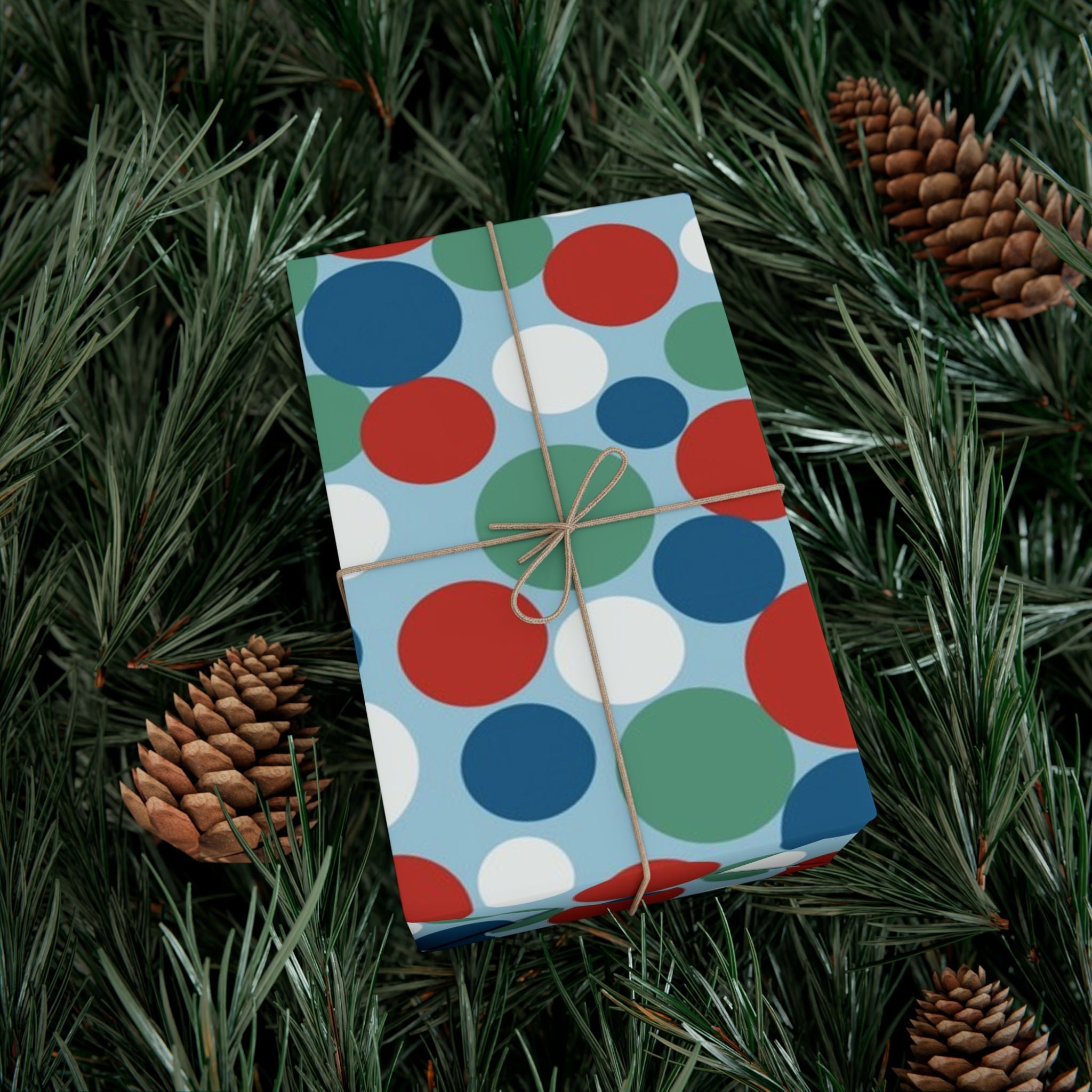 Modern Polka Dot Gift Wrap