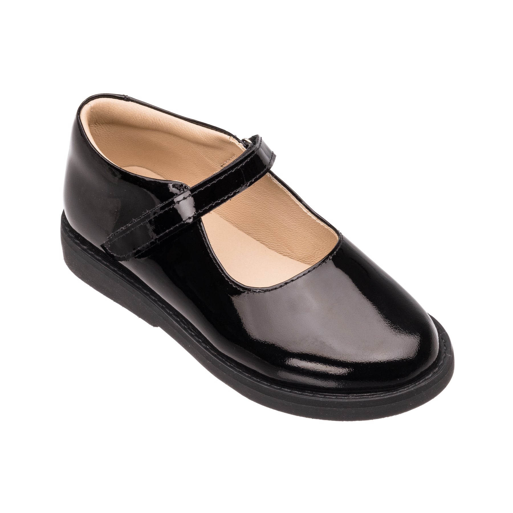 Zoe Mary Jane Patent Black