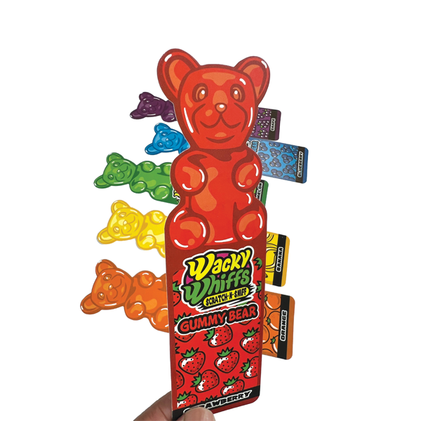 Wacky Whiffs Gummy Bear Bookmarks - 48 Per Pack