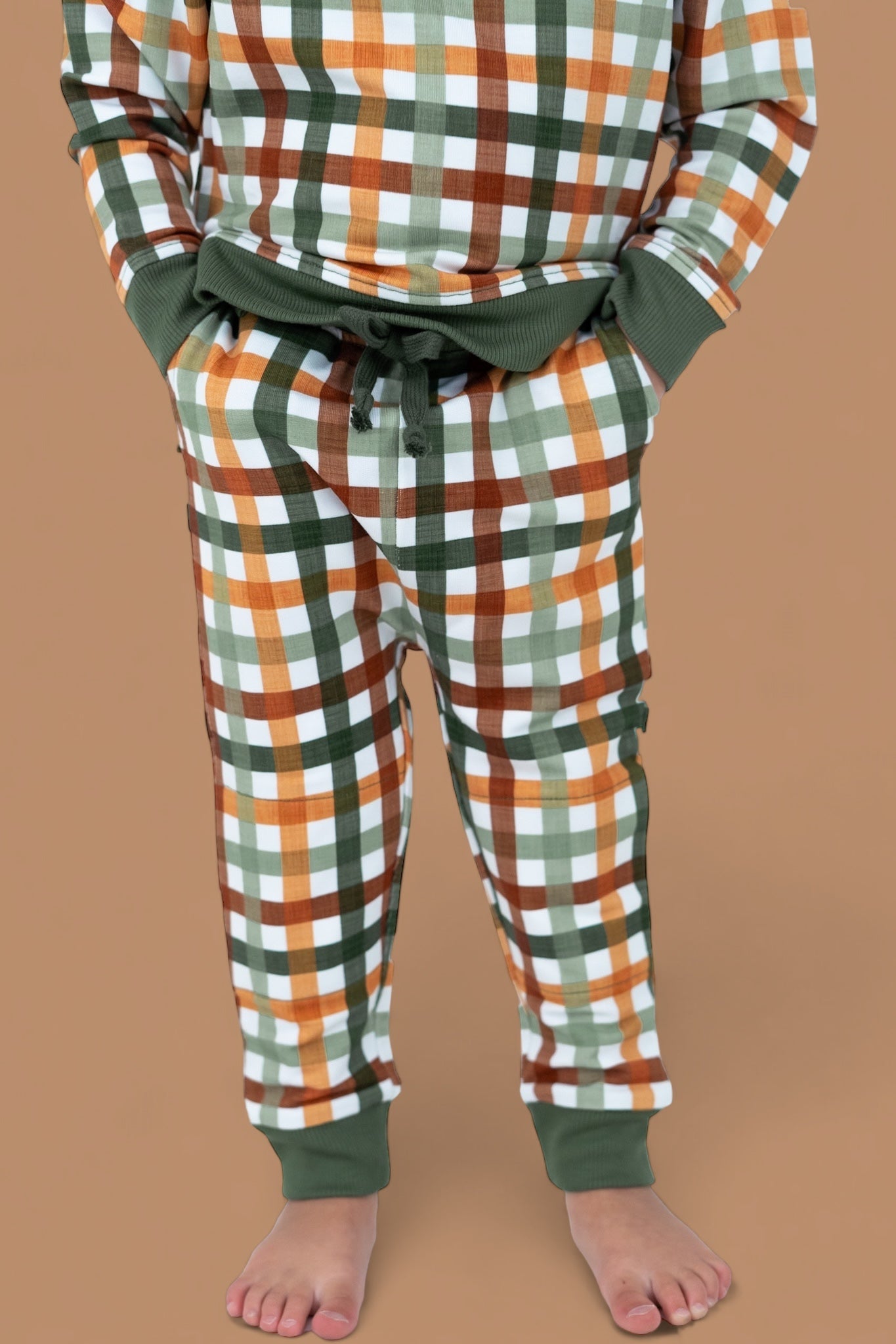 Autumn Plaid Dream Jogger