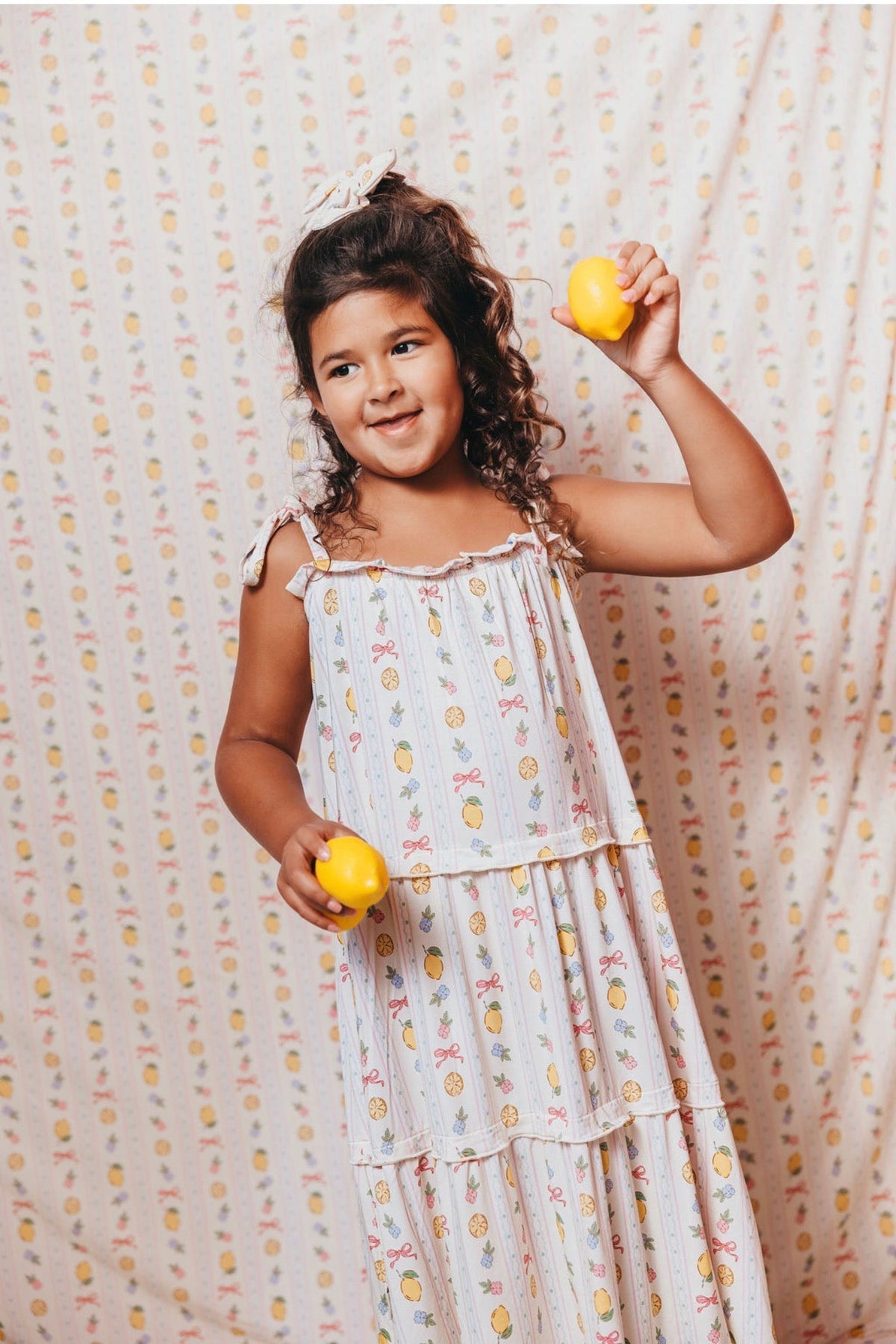 Lemon Lullaby Tier Twirl Dress