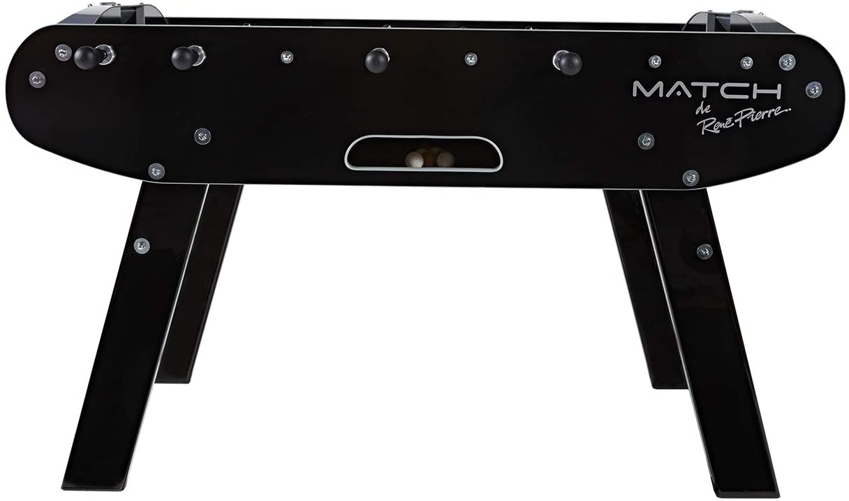 René Pierre Match Noir Indoor Foosball Table