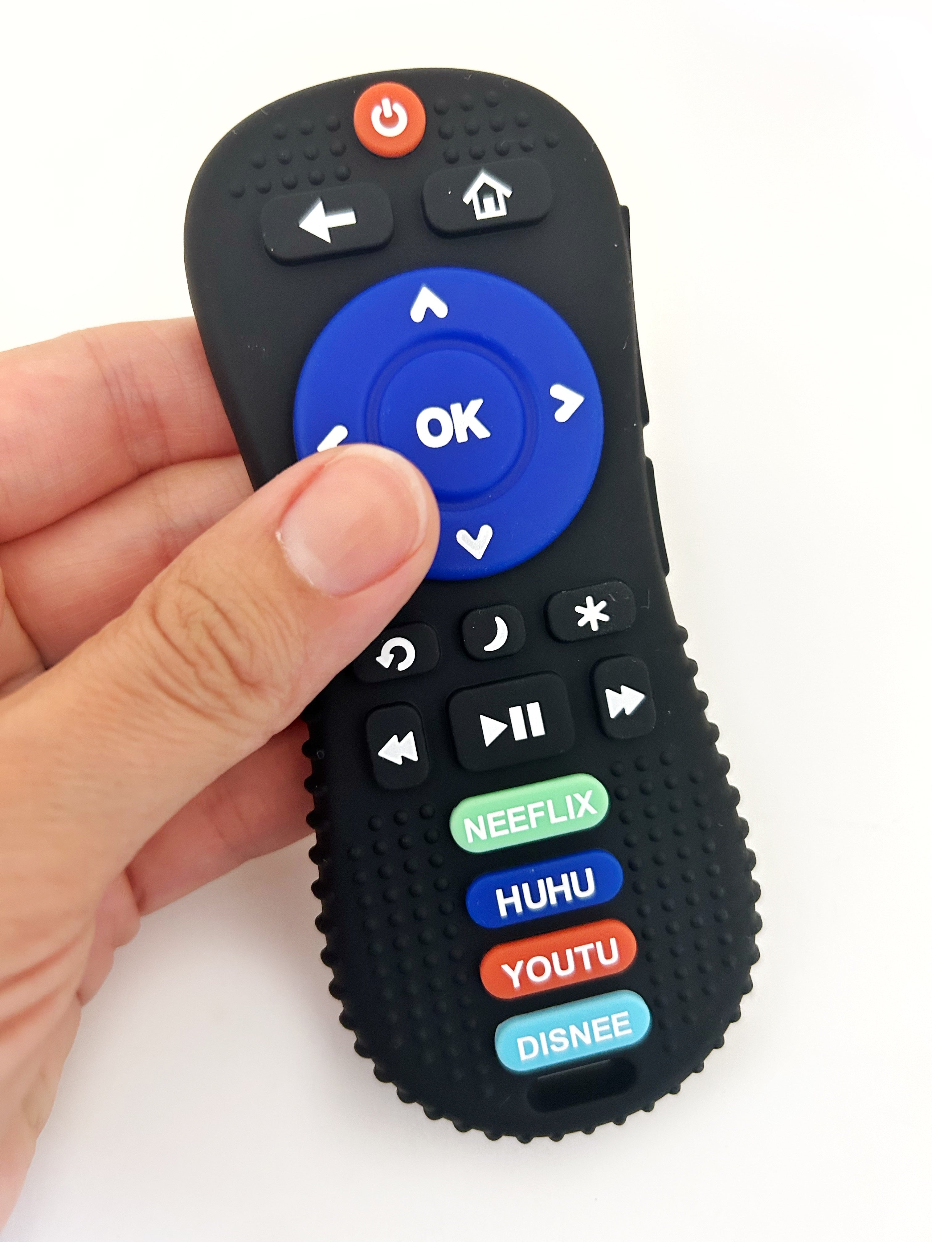 Safe And Fun Baby Remote Control Teether Gift For Gum Relief